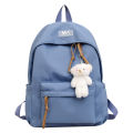 Backpack Trendy Multicolor Student Backpack Outing Leisure Bag Fashion Pendant Junior High School High School Student College Student School Bag.