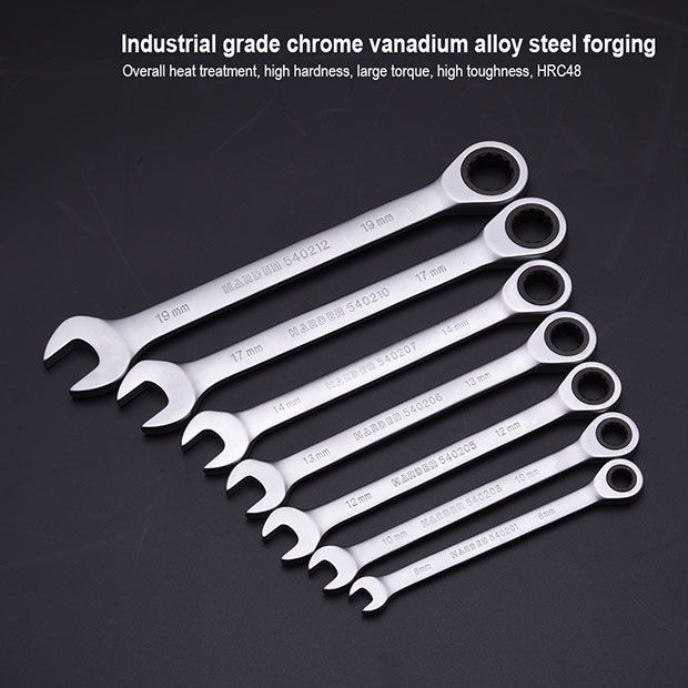 HARDEN%207Pcs%20Fixed%20Combination%20Gear%20Spanner%20Set,%20Metric%20Ratcheting%20Wrench%20Ring%20n%20Open%20End%20Ratchet%20Spanner%20Set%20540117%20-%20Image%203