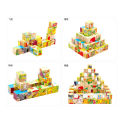Stalls toys wholesale children's puzzle baby early education 9 three-dimensional puzzle blocks cartoon animal six-sided painting. 