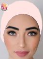 Hijab Inner Cap 4 pcs set White, Black, Pink & Off-White Summer Comfortable Cotton Cloth Preferble - Low Hassle and Maintanance. 