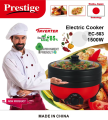 Multi Cooker with Heat Controller including 3 pots 5.0 Liter 1500W Big Power Red Multi Cooker Functional Electric Multi Rice Cooker. 