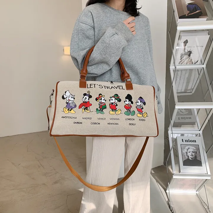 Hand-held%20duffel%20bag%20women's%20large-capacity%20outing%20lightweight%20travel%20bag%20one%20shoulder%20crossbody%20canvas%20bag%20ladies%20clothes%20duffle%20bag%20-%20Image%202