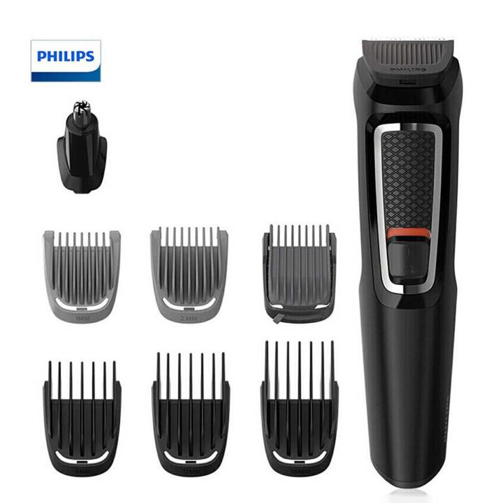 Philips MG3730/15 Multigroom 8 in 1 Face and Hair Trimmer Series 3000 for Men