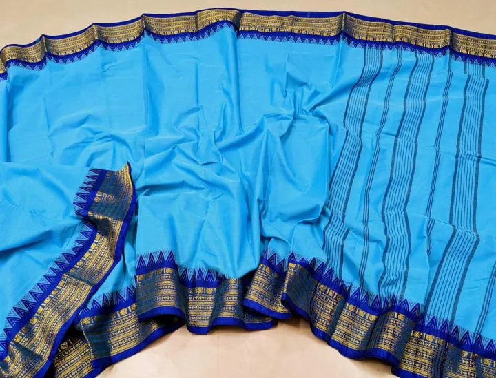 Elegant%20&%20Stylish%20Tangail%20Tant%20Halfsilk%20Rahi%20Minar%20Saree%20For%20Women%20by%20Ekush%20Shatak%20-%20Image%202