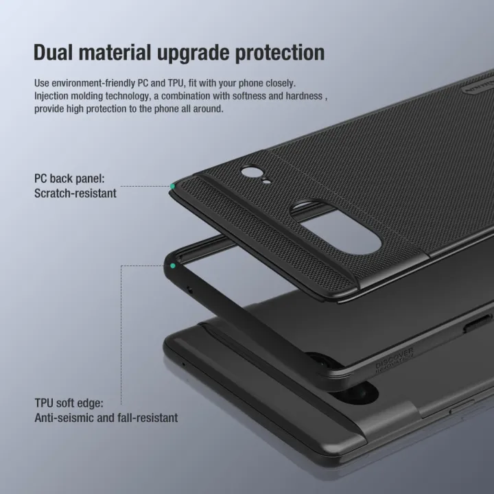 Nillkin%20(%20Google%20Pixel%207%20)%20Super%20Frosted%20Shield%20Pro%20Matte%20cover%20case%20for%20Google%20Pixel%207%20-%20Black%20-%20Image%204
