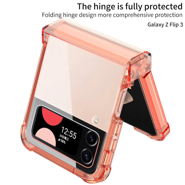 %E3%80%90Hot%20item%E3%80%91%20HODON%20Full%20Protective%20Hinge%20Phone%20Cases%20For%20Galaxy%20Z%20Filp%207%20Z%20Flip6%20Z%20Flip%205%205G%20ZFlip%204%20ZFlip3%20Fllip5%20Case%20Colorful%20Transparent%20Shockproof%20Hard%20Back%20Cover%20-%20Image%205