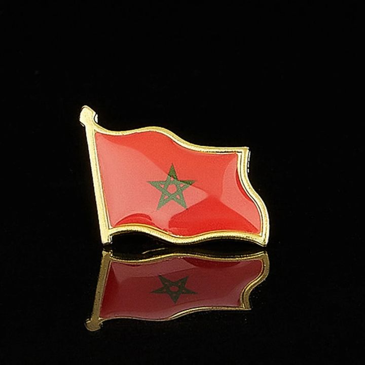 The%20Kingdom%20of%20Morocco%20National%20Flag%20Epoxy%20Lapel%20Pin%20Badge/Brooch%20For%20Official%20Suit%20Bag%20Hat%20Accessories%20-%20Image%203