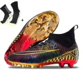 ALIUPS Size 35-46 Golden Soccer Shoes Sneakers Cleats Professio2023nal Football Boots Men Kids Futsal Football Shoes for Boys Girl. 