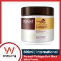 Karseell Collagen Hair Mask Maca Power 500ml Deep Repair Conditioning Argan Oil Collagen Hair Mask Essence for Dry Damaged Hair All Hair Types. 