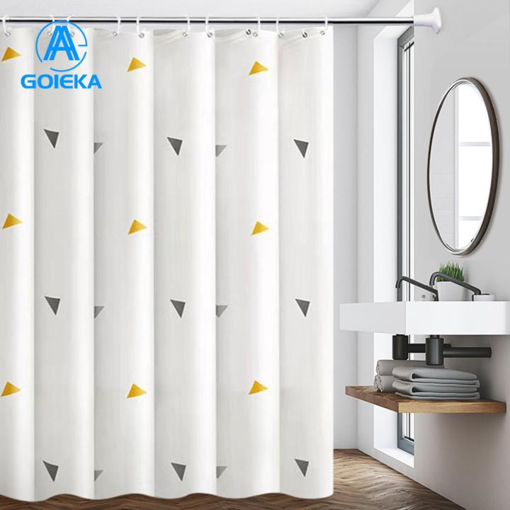 【On Sale】 GOIKEA Shower Curtain Liner Waterproof Shower Curtain for Easy Installation Tear-resistant Partition Ideal for Southeast Asian Homes Tear-resistant Shower Curtain