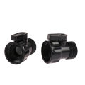2pcs Garden Irrigation Valve 3/4" Male to Female Thread Extend Hose Switch Layor.