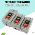 Safe Three-phase Motor 1.5/2.2/3.7/7.5KW BS-211/216/230 Metal Button Switch Start Button Switch Control Box Power. 