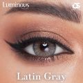 Luminous Latin gray Color Contact lens With Regular Kit Box. Luminous Contact Lens for Eye Makeup and Eye Cosmetic Solution. #Latin.gray.