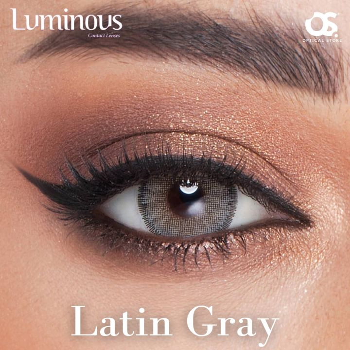 Luminous Latin gray Color Contact lens With Regular Kit Box. Luminous Contact Lens for Eye Makeup and Eye Cosmetic Solution. #Latin.gray