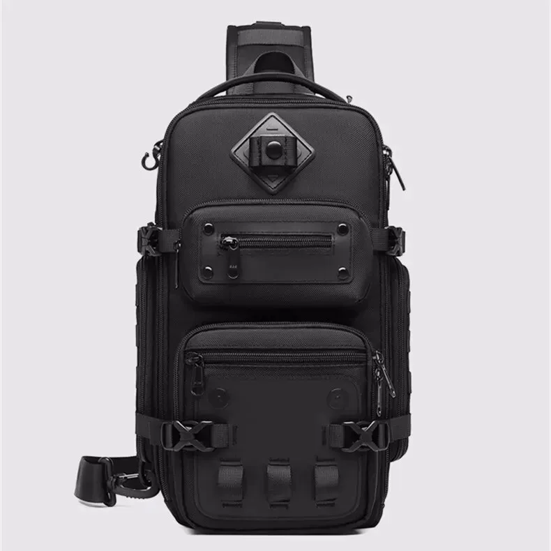 Ozuko Men's Chest Bag Outdoor Tactical One Shoulder