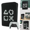 Dust Cover for PS5 Slim Game Console Anti-scratch Dustproof Shell Removable Washable Protective Case for PlayStation 5 Slim Host. 