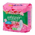 Whisper Ultra Softs Air Fresh Sanitary Pads for Women, XL 15 Napkins. 