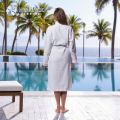Turkish 100% Cotton Terry Unisex Bathrobe – Luxury SPA Kimono Style, Soft & Absorbent Adult Robe with Belt & Pockets. 