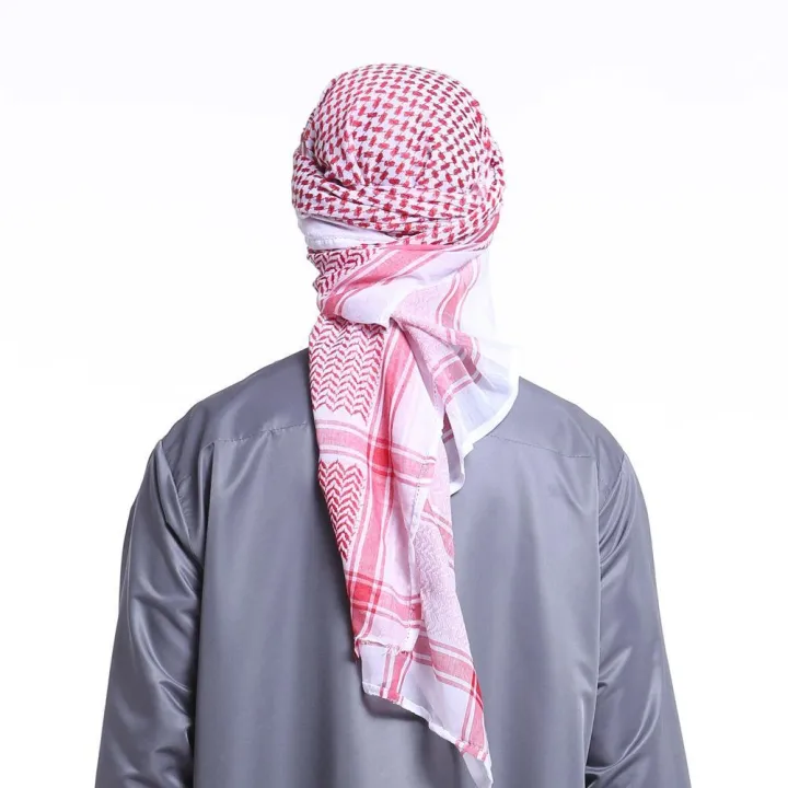 Muslim%20Hijab%20Scarf%20Men%20Islamic%20Shawls%20Headband%20Saudi%20Arab%20Dubai%20Traditional%20Islamic%20Accessories%20Male%20Headscarf%20Prayer%20Wear%20-%20Image%204
