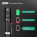 Sofirn SP31 V2.0 Powerful Tactical LED Flashlight 18650 XPL HI 1200lm Torch Light Lamp with Dual Switch Power Indicator ATR.