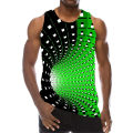 Tank Top For Men 3D Print Psychedelic Hole Sleeveless Fashion Pattern Tops Graphic Vest 6XL Plus Size Man Clothing Casual Tanks. 