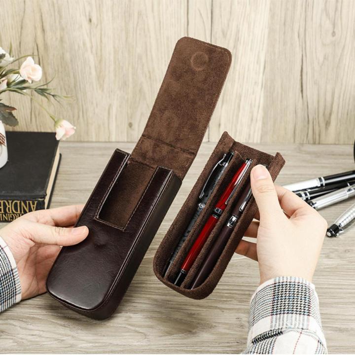 Slots Pencil Case Leather Pen Case, Slots Pencil Case, Removable Pen  Tray Holder, Luxury Pen Case, Creative Gift For Writers, Elegant Pencil