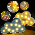 OIMG Nordic Kids Room Decor Led 3D Light Cloud Star Moon Night Light For Baby Kids Gift Toy Children Bedroom Indoor Lighting.