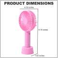 Rechargeable Ultra Lightweight Handheld 3-Speed Mini USB Fan.