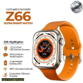 Watch Ultra Z66 Ultra Smartwatch Series 8 Bluetooth Call Blood Oxygen NFC Wireless Charger Smart Watch.