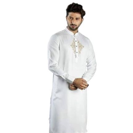 Menext%20Men's%20Elite%20Collection%20Semi%20Long%20Panjabi%20For%20Men%20(%20Snap%20Button)%20-%20Image%202