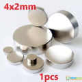Disc Type Neodymium Strong Magnet- 4x2mm. 
