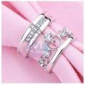 Luxury Design Propose/Couple/Gift & Love Finger Ring.