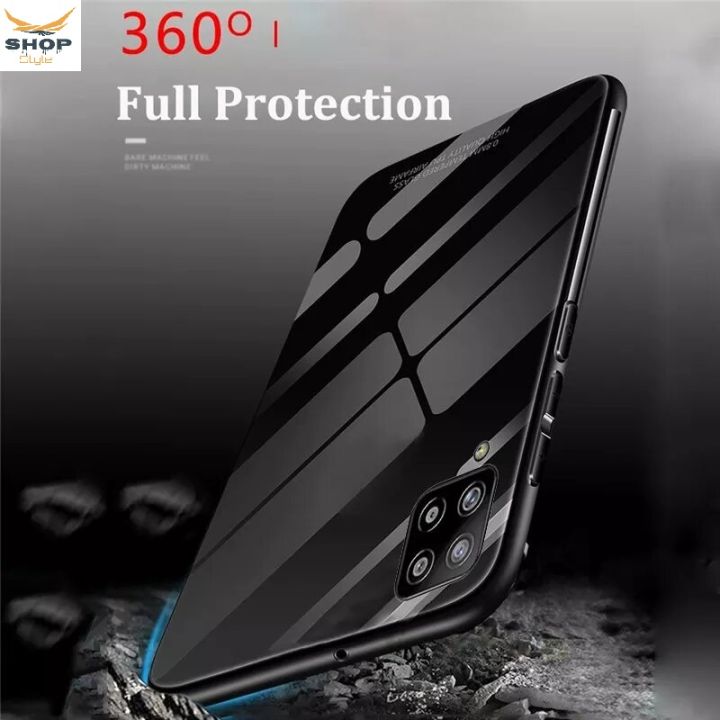 Samsung Galaxy M32 - (100% Premium Quality) DESIGNED IN HONG KONG Scratchproof Tempered Glass Case Back Cover Casing ..