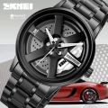 Skmei 1787 Adjust Wheel Creative Fashion Men Stainless Steel Watch Watch -Lamon - Watch. 