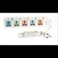Click Safe Multi Plug 3 Pin multiplug Socket 5 Port 5 Meter Cable 2 pin Plug 5SKT 2P 5Y power extension cord. 