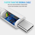 【happy one】Type-C USB for Samsung Galaxy A21s S20 A51 A71 5G 1M Charging for Realme 6 s Pro X3. 