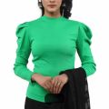 Ladies Long Sleeve Crop Top Long Body Top.