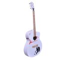 Signature SE010 Blade wh Gogos - Blade White Acoustic Steel-String Guitar. 