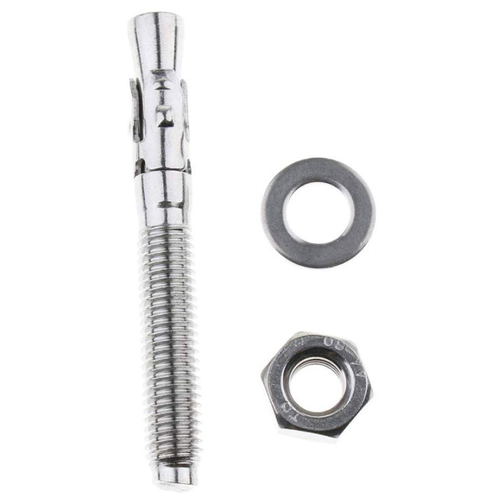 4Pcs%2025KN%20304%20Stainless%20Steel%20Anchor%20Hanger%20Rock%20Climb%20Fastening%20Bolt%20Fixed%20Point%20Expansion%20Screw%20Piton%20Rock%20Piton%20Outdoor%20ToolSet%20for%20Safety%20Climbing%20-%20Image%203