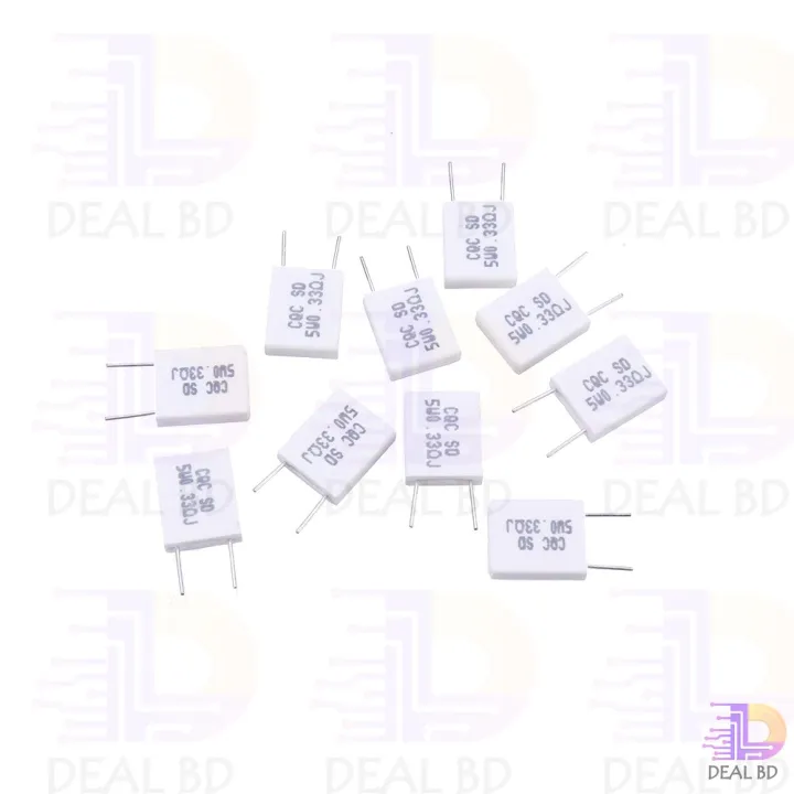 2Pcs%20Wirewound%205W%200.33%20Ohm%20Non-Inductive%20Ceramic%20Cement%20Resistor%200.33R%205%20Watt%20BPR56%20Wire%20Wound%20Resistance%20Axial%20Lead%20Fixed%20Cement%20Resistor%205%25%20Tolerance%20-%20Image%206