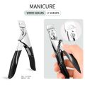 1pcs Pink Red Nails Capsule Cutter U Shaped False Tips Edge Scissors Trimmer Nail Clipper Professional Manicure Tools.