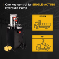 3 Wire Dump Trailer Remote 12V DC Hydraulic Power Pump Unit Hydraulic Pump Power Unit for Single Acting Hydraulic Pump Power Unit Lift Truck Dump. 