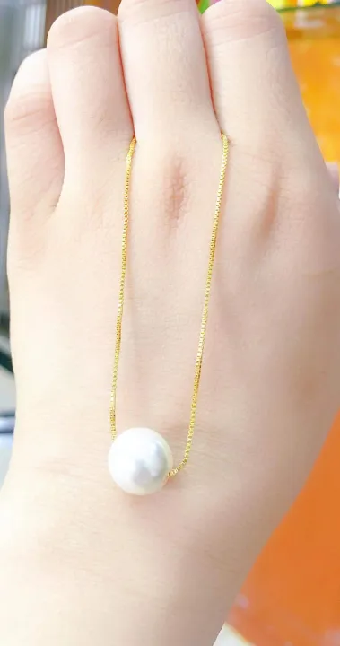 Zihang%20Jewelry%2024K%20Gold%20Plated%20high%20quality%20%20pearl%20%20and%20four%20clover%20leaf%20necklace%20with%20pendant%20for%20women%20-%20Image%204