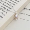 PONYKISS Real 925 Sterling Silver Pearl Irregular Geometry Choker Necklace For Women Classic Fine Jewelry Minimalist Accessories.