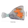 Cute Small Goldfish Acetate Hair Claw Transparent Cartoon Bow Hair Clip Grab Clip Flower Big Hair Claw Girl. 