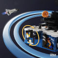 Rotating Solar System Light Sets Building Blocks Sun Earth Model Universe Series Space Science Education DIY Bricks Toy Kid Gift KankongAgu. 