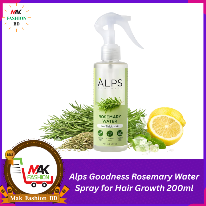 Alps Goodness Rosemary Water For Hair Growth | Hair Spray for Regrowth 200ml