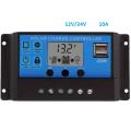 Solar Charge Controller 10A - Black - solar panel 100w. 