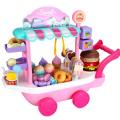 Hello Kitty Ice cream truck toy mini ice candy trolley home play learning toy candy car ice truck candy trolley ice candy cart house brain game kids toys.