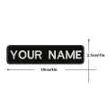 10cmX2.5cm Custom Name Patch Stripes Badge Iron On Netherlands Austria Germany Russia Lithuania France Belgium Romania. 